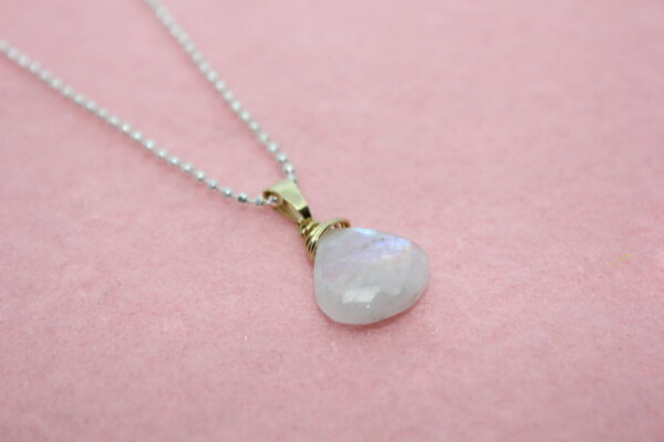 Collier met peervormige edelsteen - Afbeelding 15