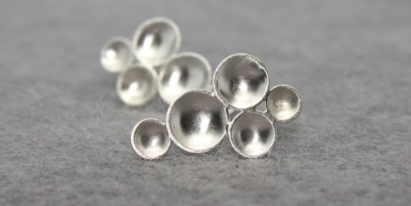 Zilveren bubble stekers