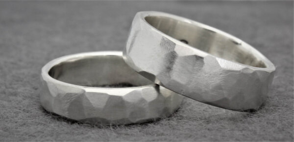 robuuste zilveren heren ring