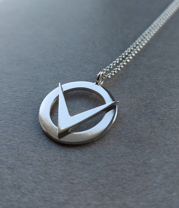 zilveren amulet