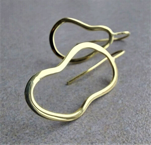Mix en mismatch geelgouden oorhangers